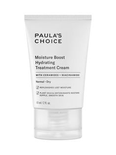 MOISTURE BOOST Hydrating Treatment Cream | Paula's Choice Face Cream For Dry Skin, Pm Skincare Routine, Pm Skincare, Paula's Choice, Cream For Dry Skin, Paulas Choice, Feel Younger, Oil Plant, Younger Looking Skin