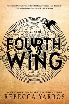 a book cover with the title fourth wing