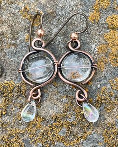 Cheap Wire Wrapped Teardrop Earrings, Cheap Wire Wrapped Teardrop Earrings For Gift, Cheap Wire Wrapped Metal Jewelry, Hammered Wire Jewelry Folksy, Copper Wire Jewelry Jewelry Making Tools, Copper Beads Jewelry, Wire Earrings Handmade Artful Home, Handcrafted Jewelry Wire, Wire Jewelry Patterns Folksy