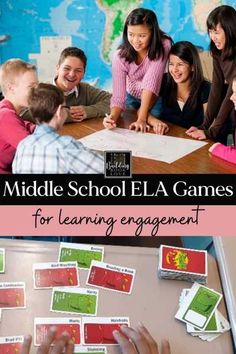 5 Middle School ELA Game Ideas - Building Book Love Literacy Night Ideas Middle School, Ela Centers Middle School, Spelling Games Middle School, Academic Games For Middle School, Literacy Night Activities Middle School, Ela Games Middle School, Middle School Literacy Night, Ela Stations Middle School