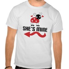 Couple Cute Ladybug Tee Shirt Happy Couples, Gift Ideas For Boyfriend, Cool Wedding, Couple Tshirts, Happy Couple, My Boards