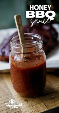 Honey BBQ Sauce Grilled Chicken Drumsticks, Outdoor Cooking Recipes, Honey Bbq Sauce, Traeger Recipes, Honey Bbq, Slow Cooker Pulled Pork, Bbq Sauce Recipe