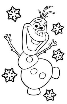 the frozen queen from frozen kingdom coloring page with snowflakes and stars in the background