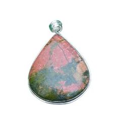 Natural Green Unakite Pendant, Oval Shape Pendant, 925 Sterling Silver Plated, Handmade Pendant, Unisex pendant, Statement Necklace, Best Gifts Forever, Handmade Pendant For Necklace Oval Stone