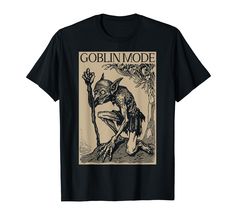 PRICES MAY VARY. Goblin Mode, perfect for goblins who like goblincore, fairycore and medieval grunge aesthetic Lightweight, Classic fit, Double-needle sleeve and bottom hem Cryptidcore Fashion, Goblin Core Outfit, Burgundy Graphic Tee, Goblincore Clothes, Grunge Shirts, Goblincore Outfits, Goblin Mode, Goblincore Fashion, Goblincore Fairycore