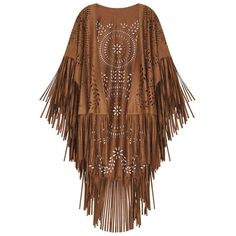 Women Ponchos Capes Cardigan Cloak Suede Floral Hollow Out Fringe Tassel Shawl Size: The horizontal length is 175cm, and the height is about 100cm (including tassels) PaymentDelivery detailsTerms of salesAbout usContact us Payment We only accept payments via Paypal. Before bidding, make sure you have a valid/confirmed PayPal account. All PayPal payments must be confirmed (shipping and billing addresses must match) Please note that if we do not receive your payment within one week, we will send a request to the eBay Solution Center to cancel the transaction as a "free bid", which will seriously affect both parts. Transportation and handling I will send your product within 5 days after payment. All are shipped via international standard airmail, and sometimes another week may delay customs i Open Poncho, Capes & Ponchos, Vintage Cape, Poncho Cardigan, Summer Kimono, Estilo Hippie, Western Outfits Women, Capes For Women, Leather Cuts