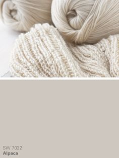 the yarn is white and beige in color