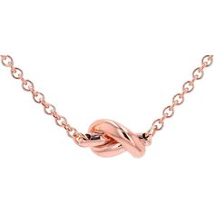 14K Rose Gold Love Knot Necklace - Eternal Symbol of Romance Eternal Symbol, Love Knot Necklace, Understated Luxury, Everlasting Love, Love Knot, Knot Necklace, Eternal Love, Modern Aesthetic, Estate Jewelry