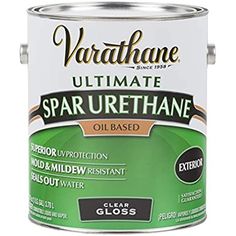 a white paint can with the words varattane on it