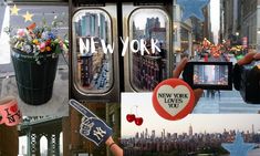 new york collage with images from the city