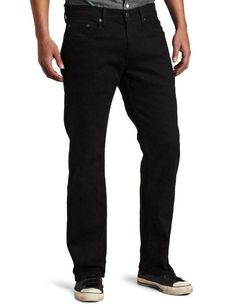 Black Jeans Men, Jeans Models, Straight Fit Jeans, Relaxed Fit Jeans, Jeans Brands, Jeans For Sale, Black Stretch, Levis Men, Stretch Jeans