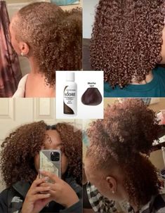 Afro Hair Dye, Adore Hair Dye, Mocha Color Hair, Mocha Hair, Color For Black Hair, Dyed Hair Inspiration