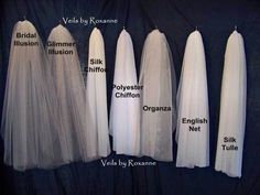 the veils are labeled in several different languages, including english, french, and greek