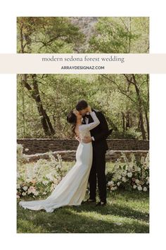 Enchanting Fairy Forest Nuptials Step into an ethereal woodland dream with this modern wedding setup at Rainbow Trout Farm in Sedona, Arizona. Feast your eyes on white and blush floral bouquets and a magical ground arc! Photographer: Lex and Jake Trout Farm, Wedding Setup, Sedona Wedding, Fairy Forest, Reception Centerpieces