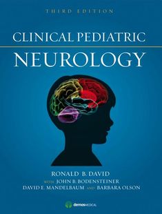 the book cover for medical pediatric neurology