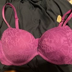 Vs Victoria’s Secret The Lacie Purple Push Up Bra. 36 C. Smoke Free Home Older Style From Years Ago. Older Style, Cute Bras, Older Fashion, Push Up Bra, Purple Color, Color Purple, Women's Intimates, Victoria’s Secret, Push Up