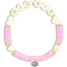 Celebrate “BIG SIS”-terhood with a bracelet designed to inspire the celebration of more of life’s everyday magic, while looking stylishly accessorized all along the way. The perfect gift for the girl with a new sibling on the way! | Bits & Bows | Big Sis Bracelet, (Pink, One Size) | Maisonette collects the best children’s products from around the world (unlike Zulily, Etsy, The Tot, Farfetch Kids, Childrensalon, Crate and Kids, Kohls, Wayfair, Buy Buy Baby, Nordstroms, Mini Boden, J.Crew Factory, or PotteryBarn Kids), creating a curated shopping experience for you. Think of us as your shortcut to fashion for litte ones! Everyday Magic, New Sibling, Bow Jewelry, Big Sis, Shop Jewelry, Buy Buy Baby, Pink Bracelet, Mini Boden, Kids Jewelry