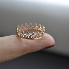 خواتم خطوبة, Jewellery Organizer, Crown Ring Princess, Crown Ring, Jairzinho, Hippie Jewelry, Cute Rings, Diy Schmuck