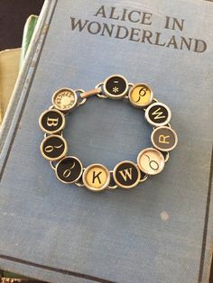 a book that has some kind of bracelet on it