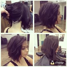 Long Wavy Bob With Shaved Nape Undercut By @dillahajhair #UCFeed #Undercut #Undercuts #ShavedNape #BobHaircut Shaved Nape Undercut, Undercut Back, Haircut With Undercut, Hidden Undercut, Long Wavy Bob, Bob With Undercut, Wavy Bob Long, Trendy Bob Hairstyles, Nape Undercut