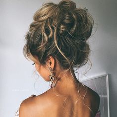 Big Hair Updo, Fashionable Hairstyles, Messy Wedding Hair, Messy Updo, Hair Styles 2017, Wedding Hair Inspiration, Wedding Hairstyles Updo, Wedding Hair And Makeup, Gorgeous Hair