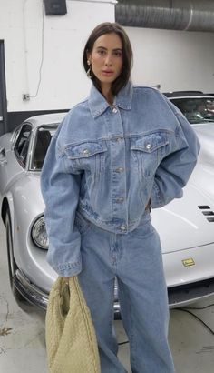 Full Denim Outfit, Denim On Denim, Jacket Outfit, Monica Bellucci, Total Look, Fashion Mistakes, Mode Inspo