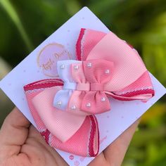 Diy Hair Accessories Tutorial, Hair Accessories Diy Headband, Kawaii Hair Accessories, Hair Accessories Tutorial, Homemade Bows, Making Bows, Hair Clips Diy