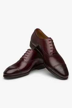 Shop for Bridlen Maroon Upper Leather Semi Brogue Oxford Shoes for Men Online at Aza Fashions Burgundy Shoes Men, Burgundy Oxford Shoes, Burgundy Dress Shoes, Wine Shoes, Oxford Shoes For Men, Men's Wedding Shoes, Burgundy Shoes, Suit Shoes, Oxford Shoes Men