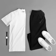 Minimalist Outfit Men, Men Dressing, Men Street Styles, Minimalist Fashion Men, Style Outfits Men, Men Fashion Show, Men Fashion Casual Shirts, Street Style Outfits Men, Men Wear