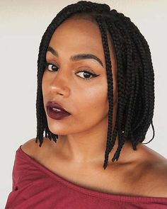 Shoulder Length Box Braids, Box Braids Pictures, Knotless Box Braids, Small Box Braids, Medium Box Braids