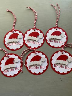 Handmade Christmas Tags Ideas, Gingerbread Gift Tags Free Printable, Stampin Up Christmas Tags 2024, Christmas Gift Tags Diy Handmade, Scrapbook Tags Ideas, Christmas Tags Cricut, Handmade Tags Ideas, Christmas Gift Tags Cricut, Tags Ideas Handmade Gift Tags Handmade, Santa Gift Tags, Gift Tags Diy, Homemade Christmas Cards, Handmade Gift Tags