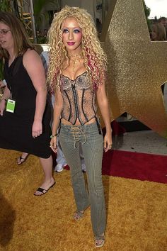 an image of a woman with long blonde hair on the red carpet and another photo of her