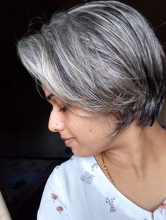 Oiling grey hair Moonstone Hair, Grey Hair Roots, Gray Hairstyles, Outer Limits, Transitioning Hairstyles, French Braids