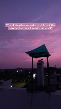 the sky blows in shades of pink, as if the universe itself is in love with the world