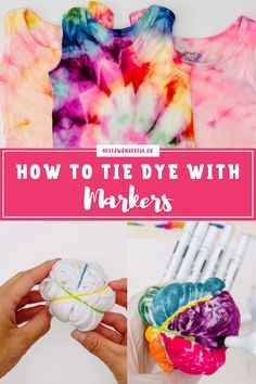 how to tie dye with markers