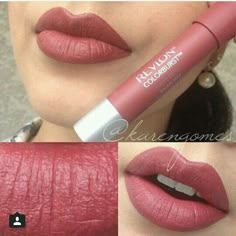 I saw this pin and decided to give this color a try. LOVE IT!! It’s so pretty on fair skin. Fuschia Lipstick, Revlon Matte Balm, Revlon Matte, Lipstick Matte, Beauty Make-up, Makeup Swatches, Eye Makeup Tips, Lip Art, Drugstore Makeup