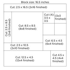 the instructions for how to make a quilt with pictures on it and numbers in each corner