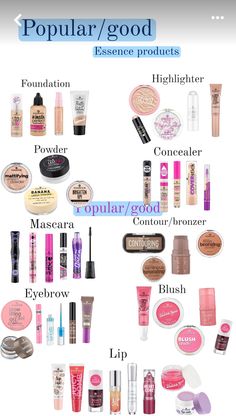 Best Essence Products, Makeup From Sephora, Essence Products, Best Contouring Products, Makeup Starter Kit, Collection Makeup