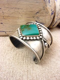 Vintage Navajo Wide Sterling Silver Cuff Vintage Navajo Jewelry, Mode Hippie, Ibiza Style