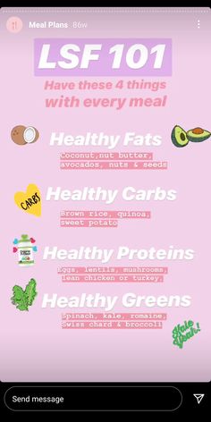 a pink poster with the words lsf 1011 and other things to eat on it