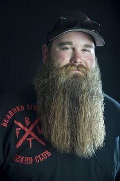 Bearded dudes set out to help Wyoming community Beard Beanie, Chubby Guy