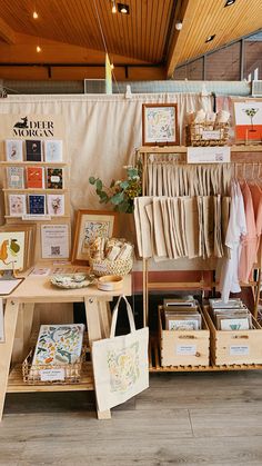 an open market with lots of items on display