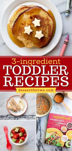 Always on the hunt for baby food recipes and food for toddlers? Don't miss out on these toddler recipes! There are lots of easy 3-ingredient recipes here for breakfast, lunch, snacks, and toddler-approved dinners! Banana Pancakes Easy, Salmon Sticks, 3 Ingredient Banana Pancakes, Food For Toddlers, Easy Yummy Breakfast, Healthy Oatmeal Recipes, Toddler Recipes, Easy Meals For Two, Homemade Lunch