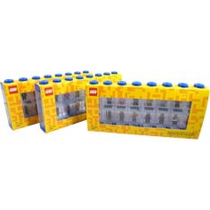 lego minifigure figures are in the packaging for each individual to see and hear