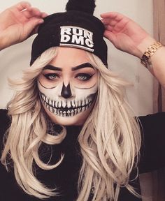 Best Halloween Makeup, Easy Halloween Makeup Ideas, Easy Halloween Makeup, Halloween Make-up Looks, Halloweenský Makeup, Halloween Makeup Diy, Halloween Makeup Ideas, Cool Halloween Makeup, Pretty Halloween