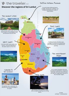 a map showing the locations of different tourist attractions in costa rica, and where to go