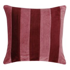 Striped Velvet Throw Pillow | Joss & Main Midcentury Modern Throw Pillows, Maroon Throw Pillows, Blue Velvet Couch, Chair Making, Apartment Makeover, Velvet Couch, Blue Green Gold, Stripe Throw Pillow