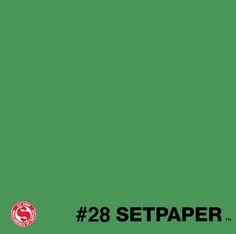 a green background with the words 28 setapper on it