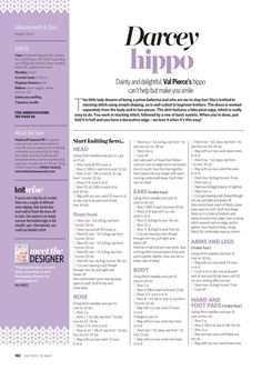 a purple and white brochure with the words darey hippo on it