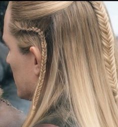 Legolas Hair Tutorial, Legolas Hairstyle Tutorial, Lotr Hairstyles Elves, Legolas Braids, Elvish Braids, Legolas Hairstyle, Jedi Braid